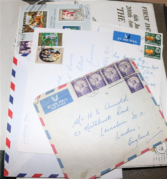 An album of Commonwealth and World stamps